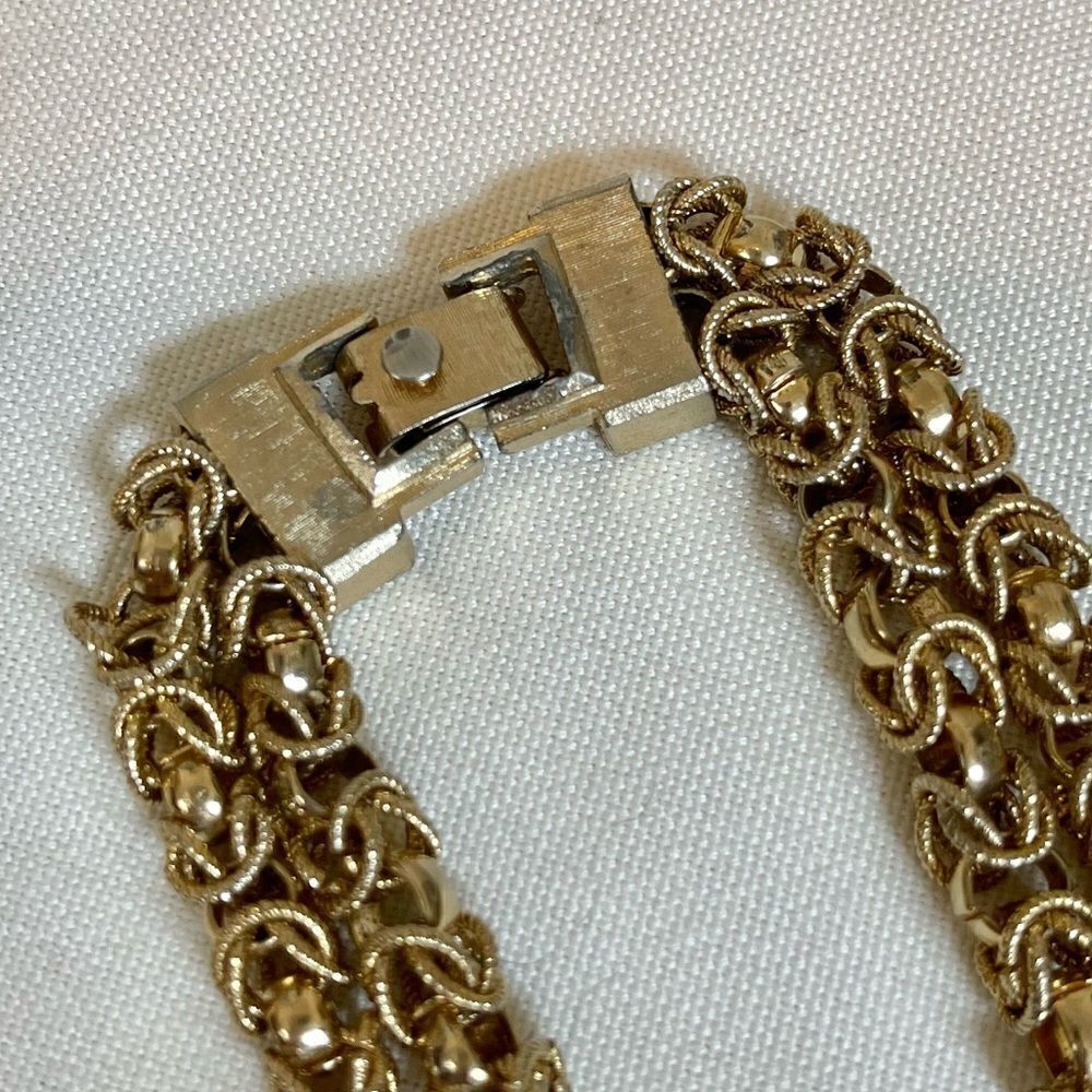 Vintage Gold Chain Necklace Choker - Picture 6 of 7